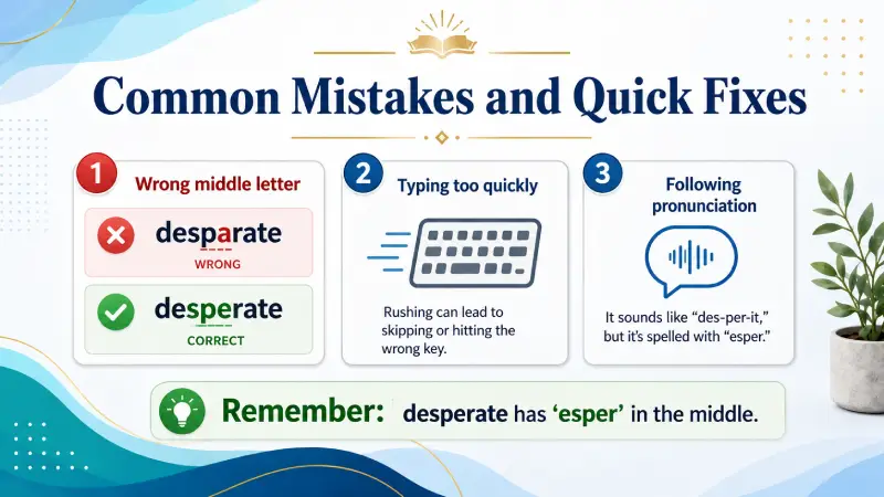 Common Mistakes and Quick Fixes