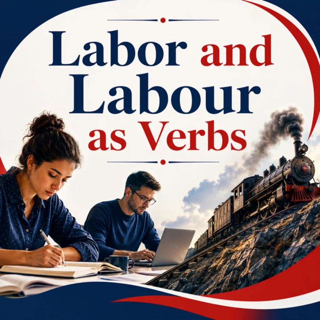 Labor And Labour As Verbs