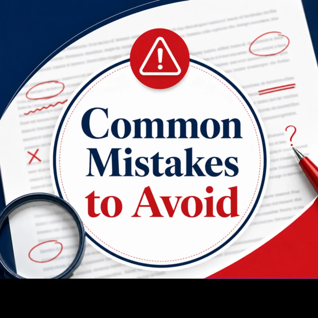 Common Mistakes To Avoid