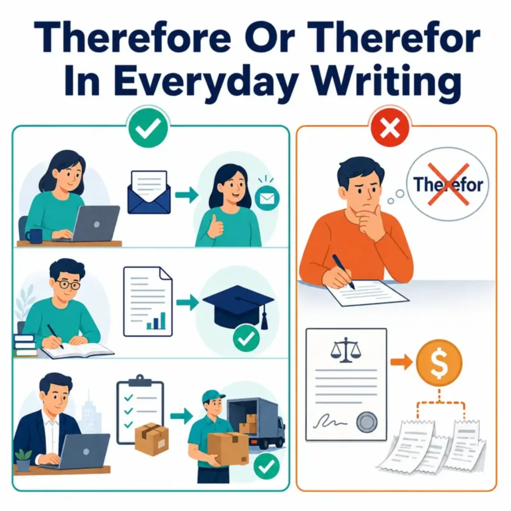 Therefore Or Therefor In Everyday Writing