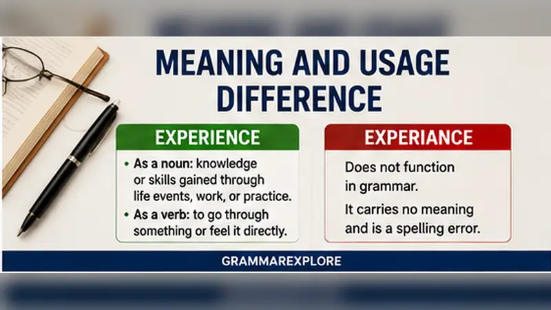 Meaning And Usage Difference