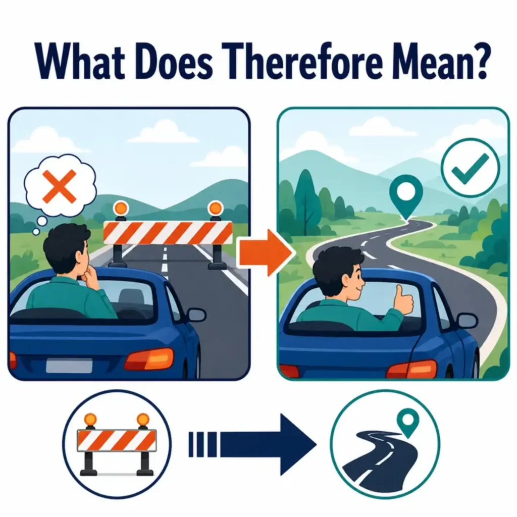 What Does Therefore Mean?