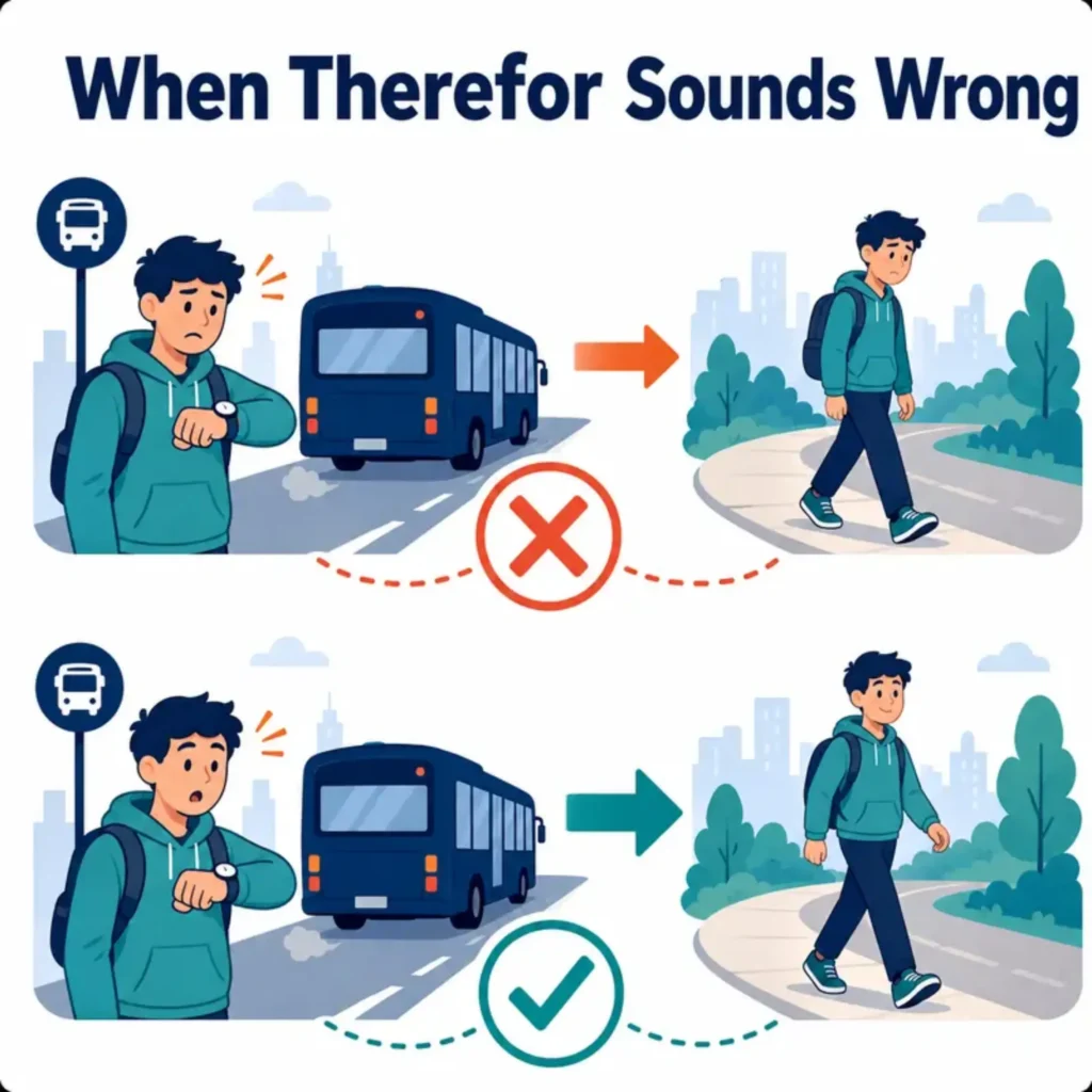When Therefor Sounds Wrong