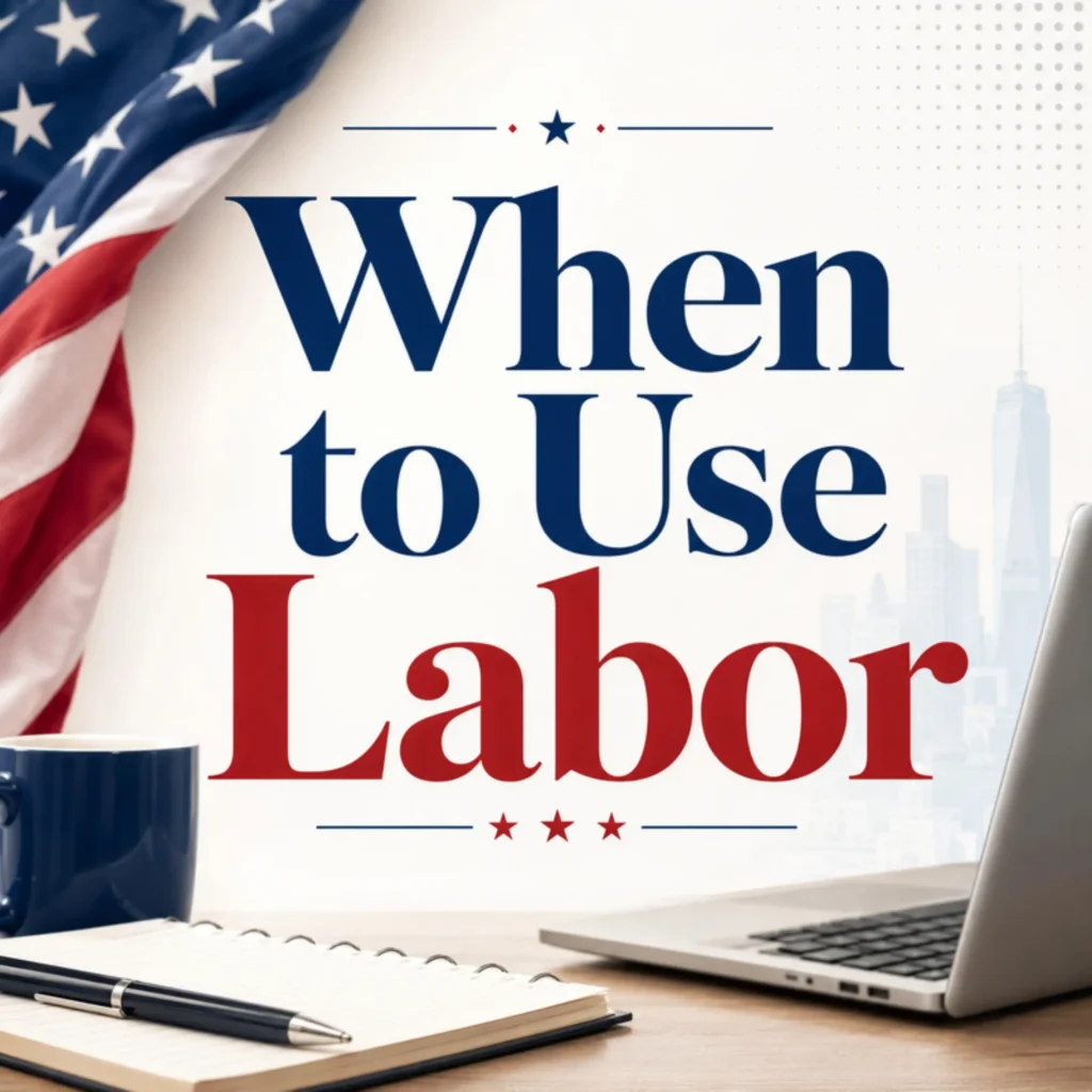 When To Use Labor
