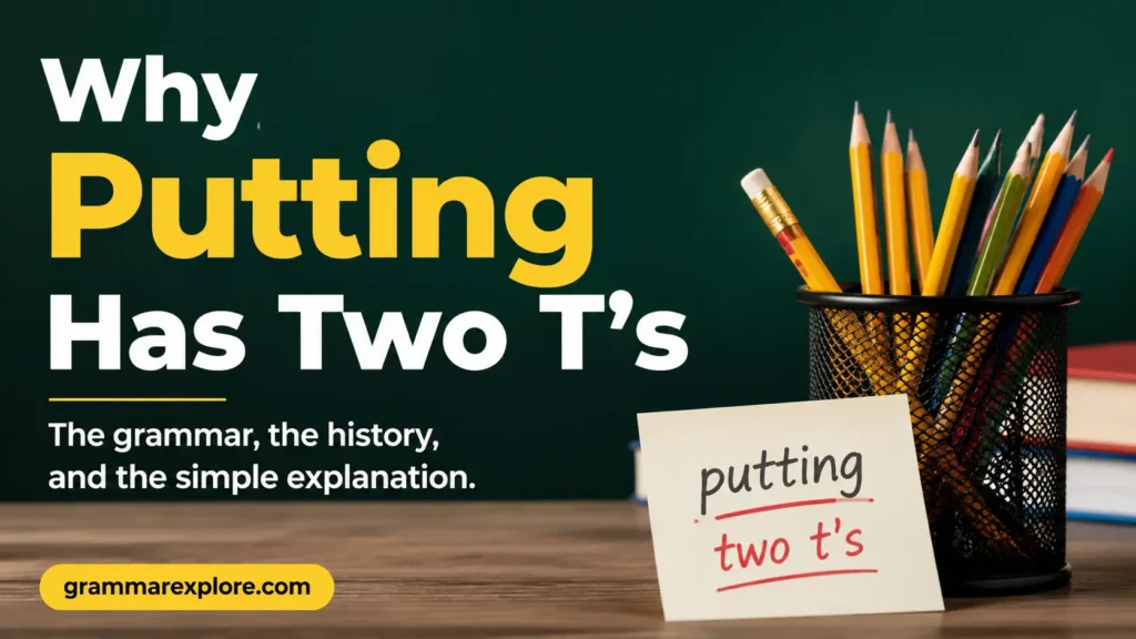 Why Putting Has Two T’s