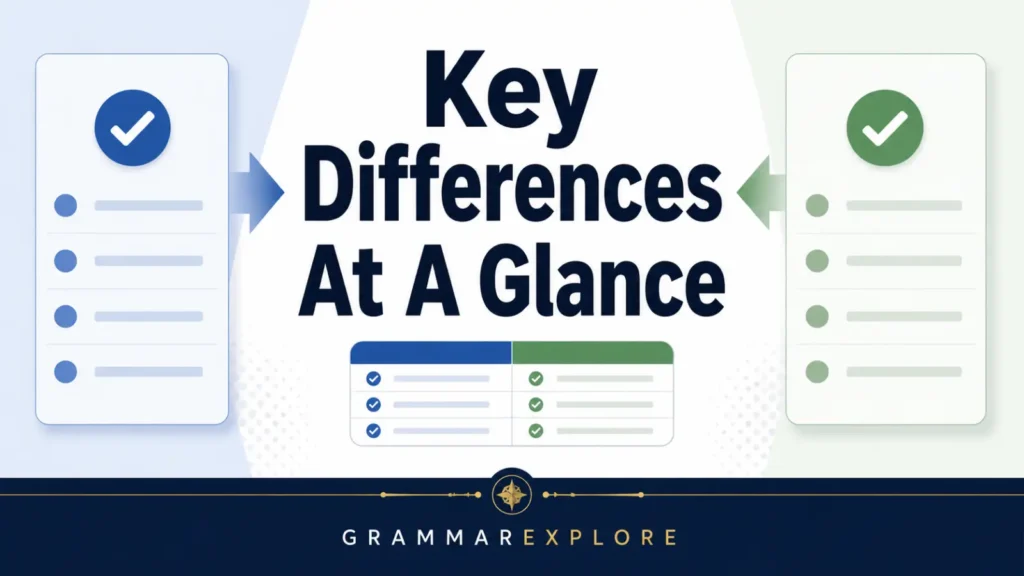Key Differences At A Glance