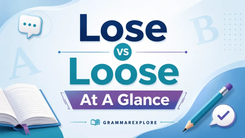 Lose vs Loose At A Glance