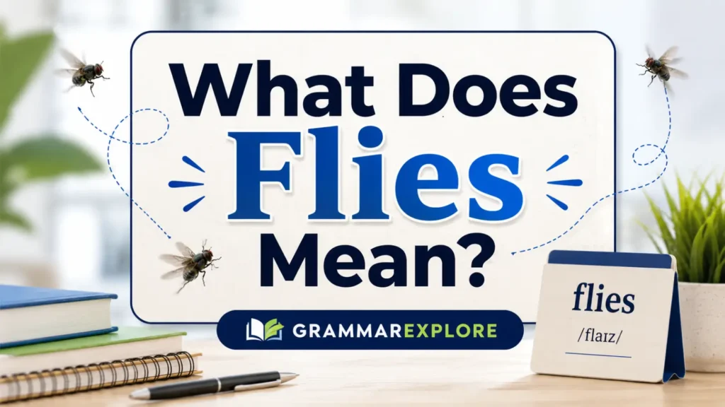 What Does Flies Mean_