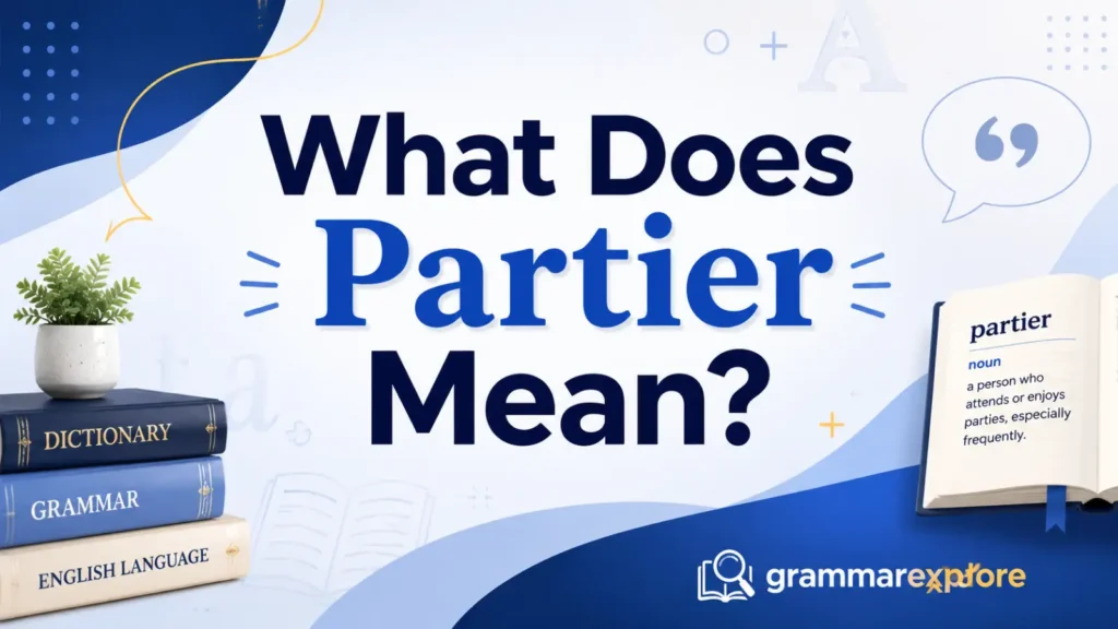 What Does Partier Mean_