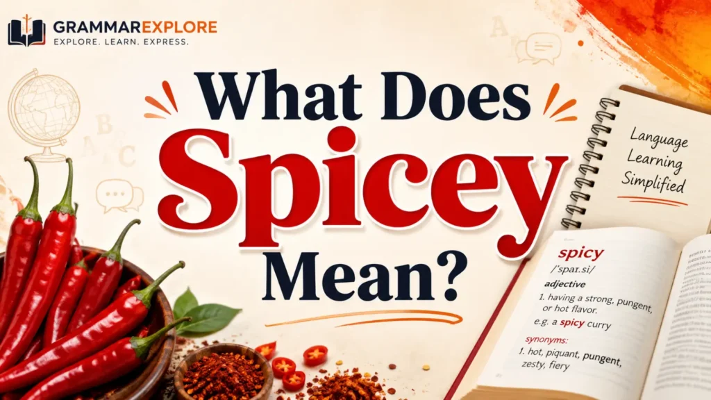 What Does Spicey Mean_