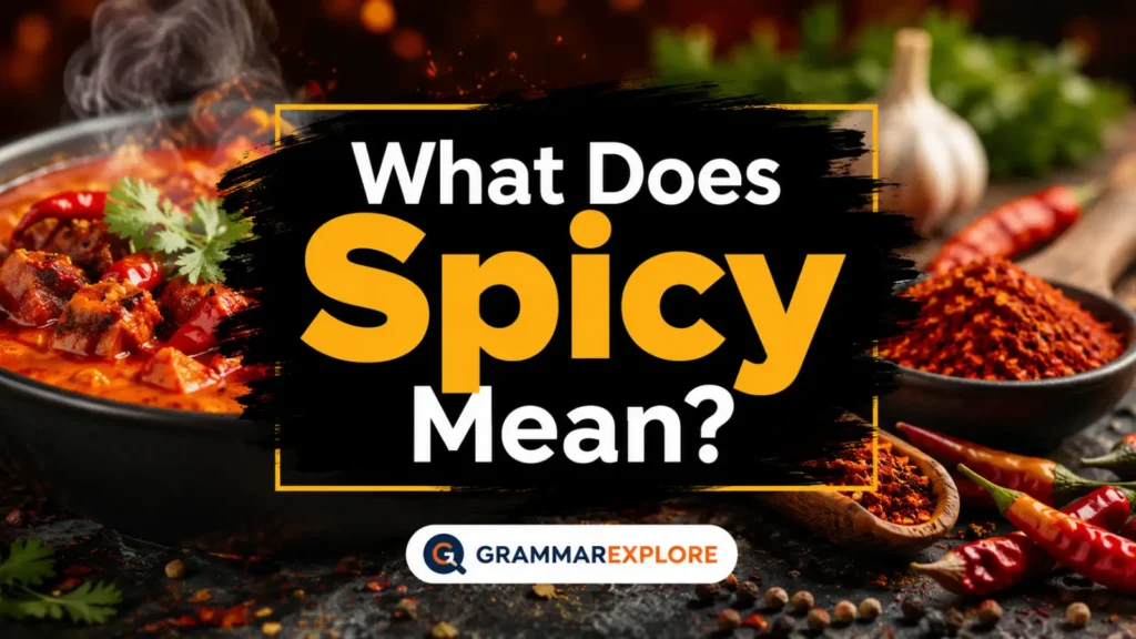What Does Spicy Mean_