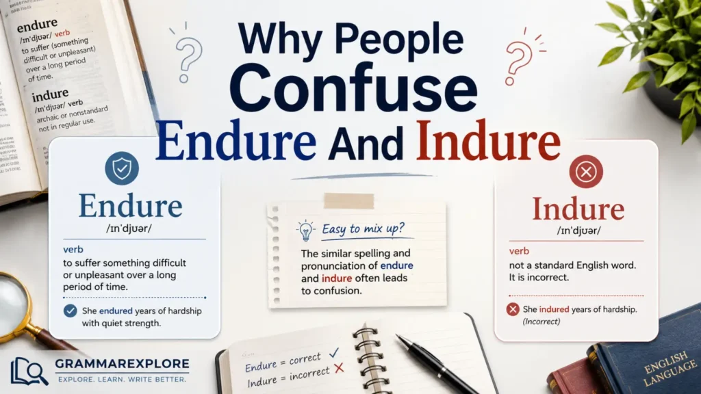 Why People Confuse Endure And Indure