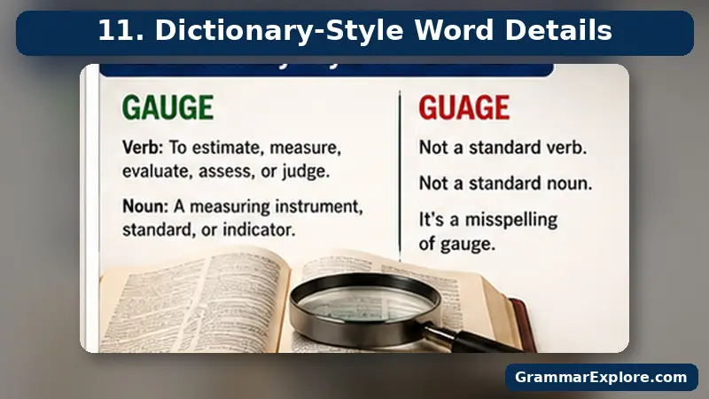 Dictionary-Style Word Details