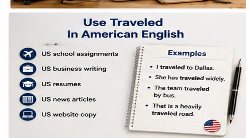 Use Traveled In American English