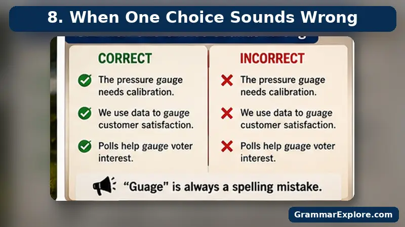 When One Choice Sounds Wrong