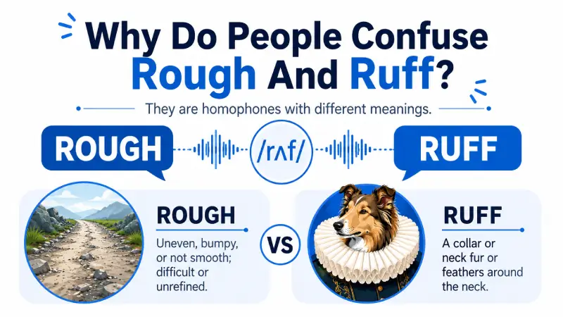 Why Do People Confuse Rough And Ruff?