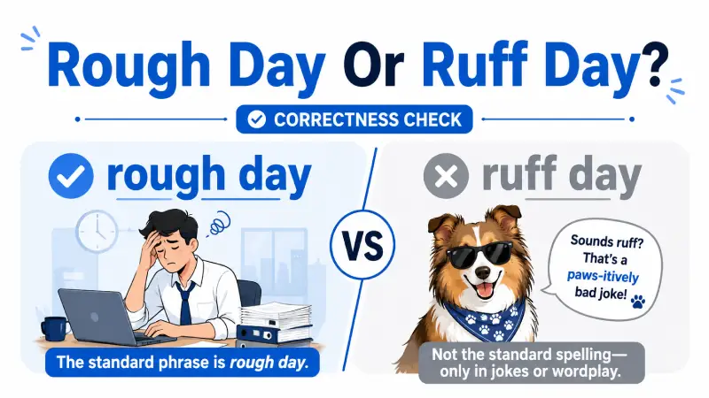 Rough Day Or Ruff Day?
