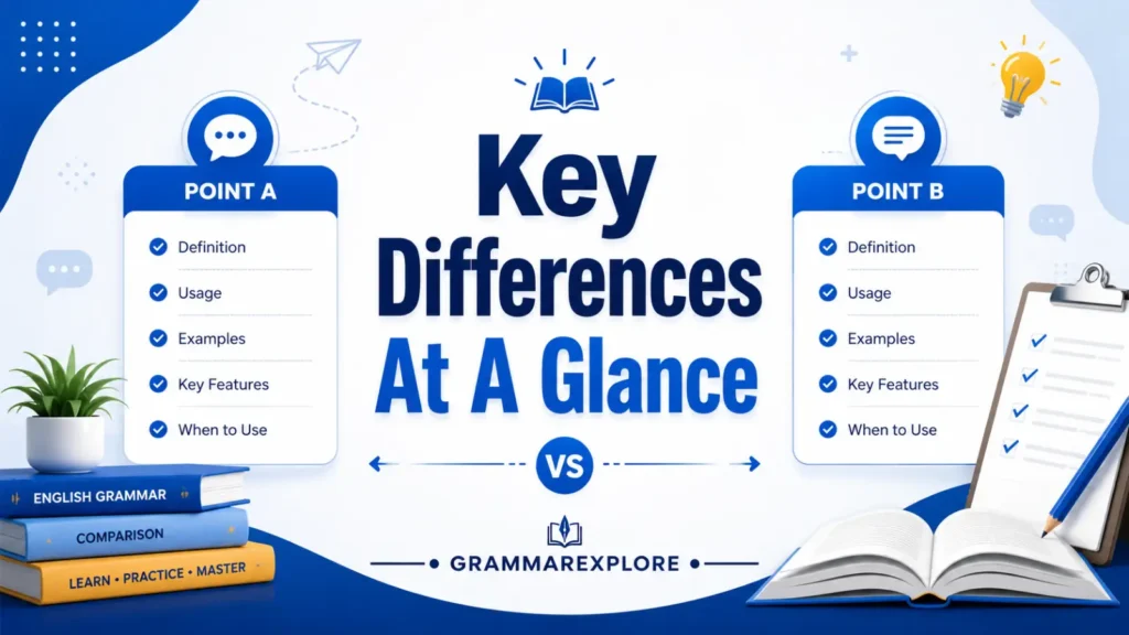 Key Differences At A Glance