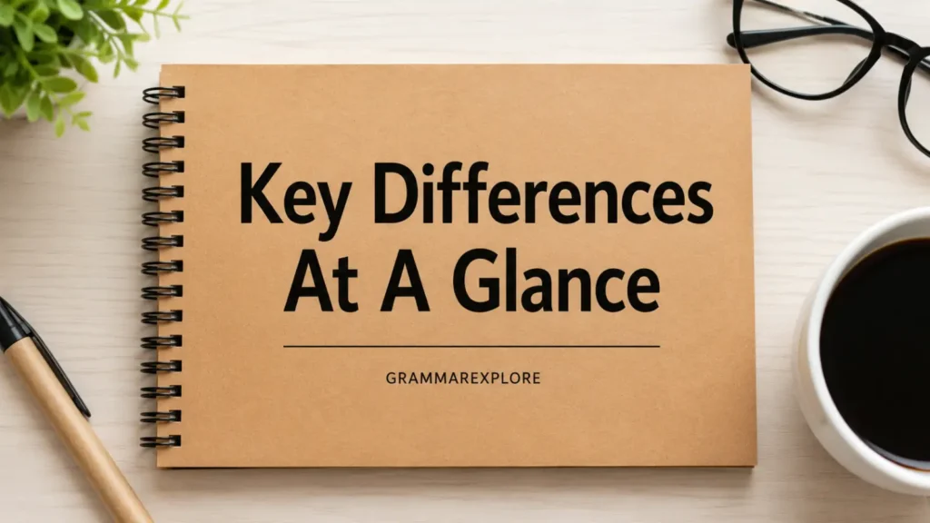 Key Differences At A Glance