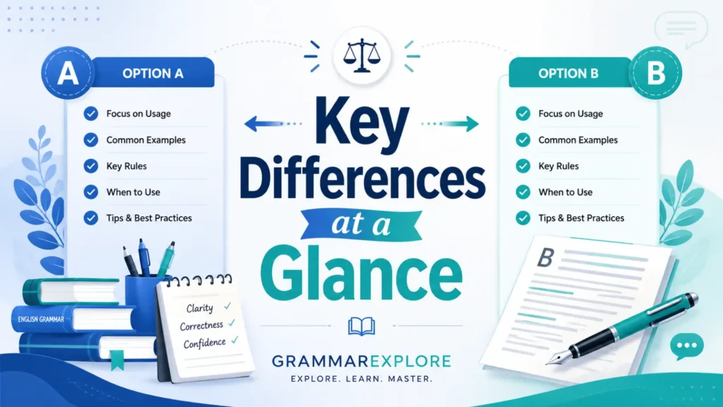 Key Differences at a Glance