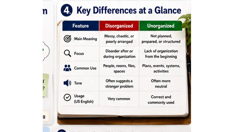 Key difference at a glance