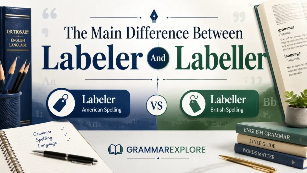 The Main Difference Between Labeler And Labeller