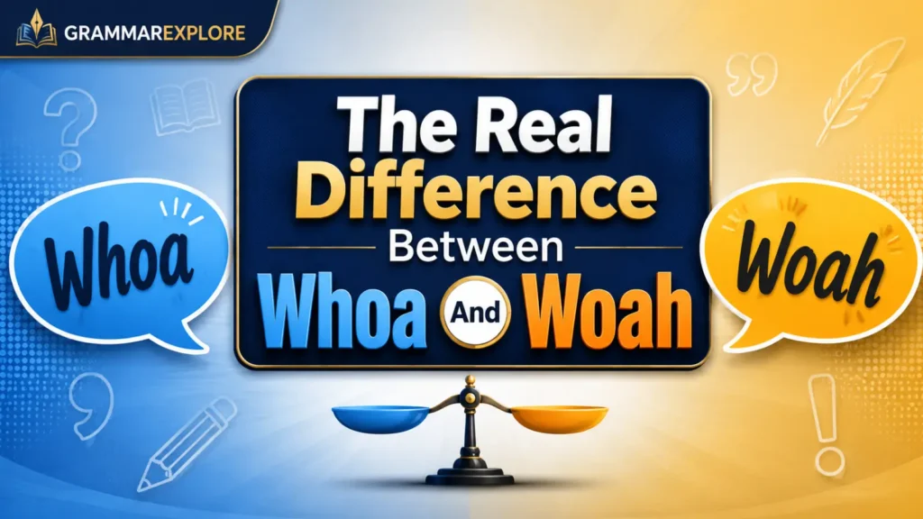 The Real Difference Between Whoa And Woah