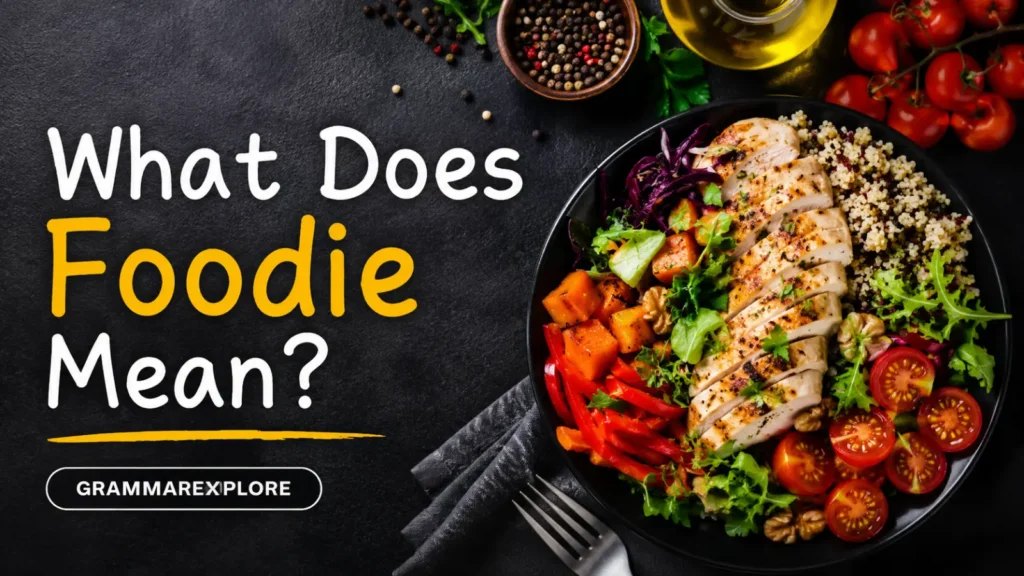 What Does Foodie Mean_
