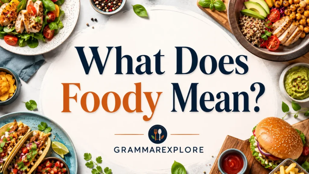 What Does Foody Mean_