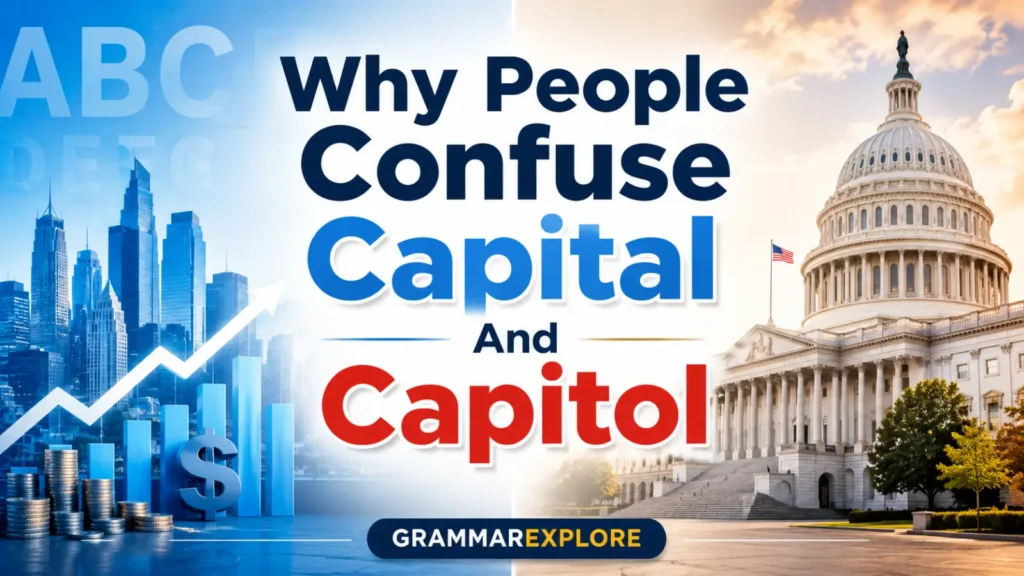 Why People Confuse Capital And Capitol