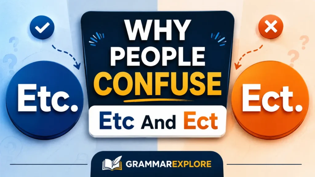 Why People Confuse Etc And Ect