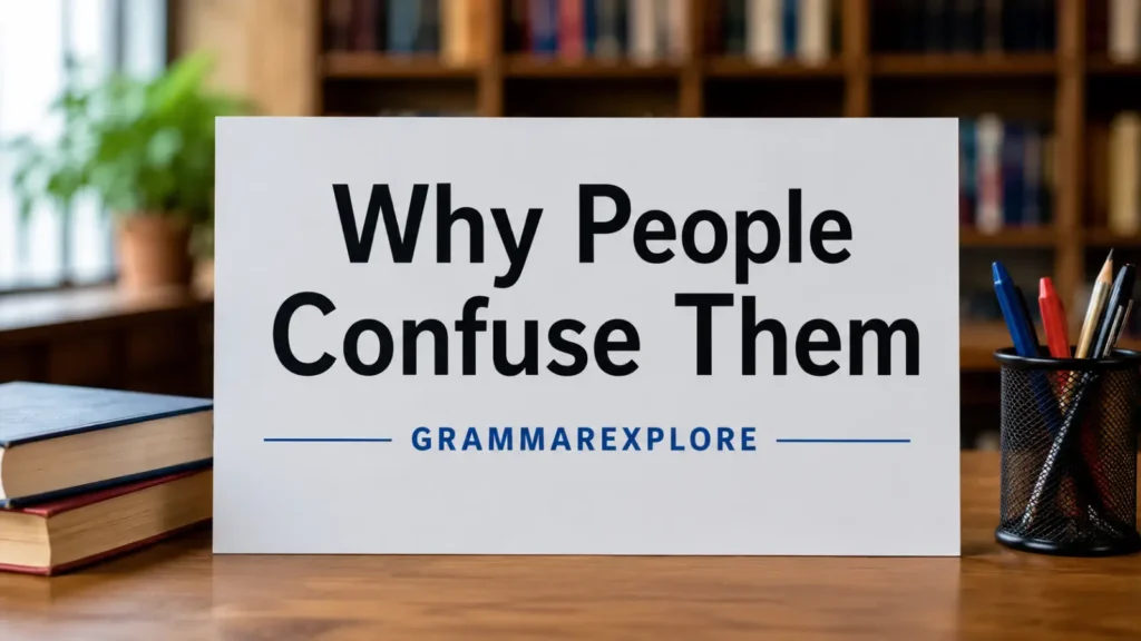 Why People Confuse Them