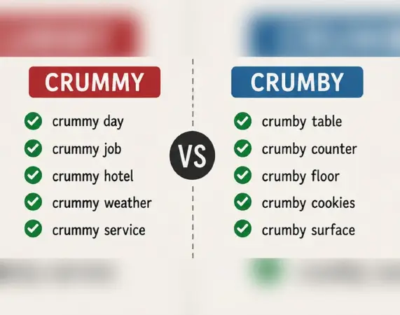Can Crumby Also Mean Bad?