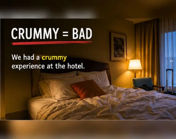 Crummy Means Bad or Poor-Quality