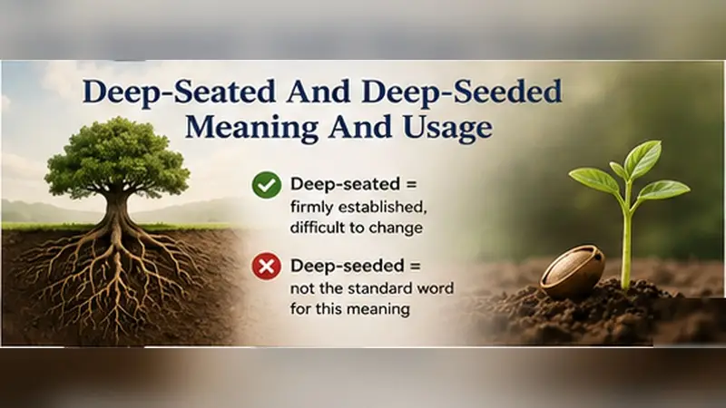 Deep-Seated Vs Deep-Seeded: The Key Difference