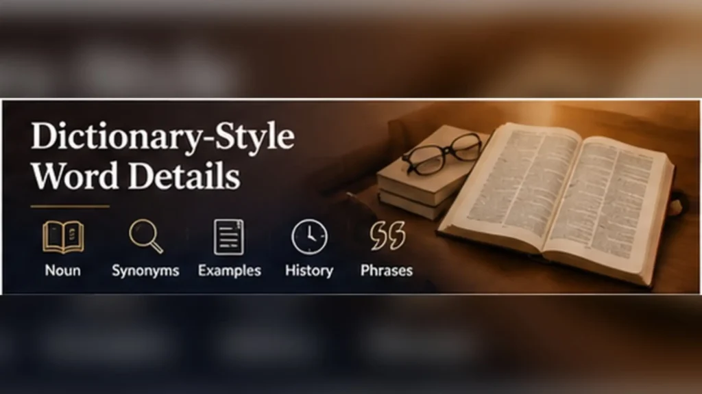 Dictionary-style grammar details for sisters and sister’s