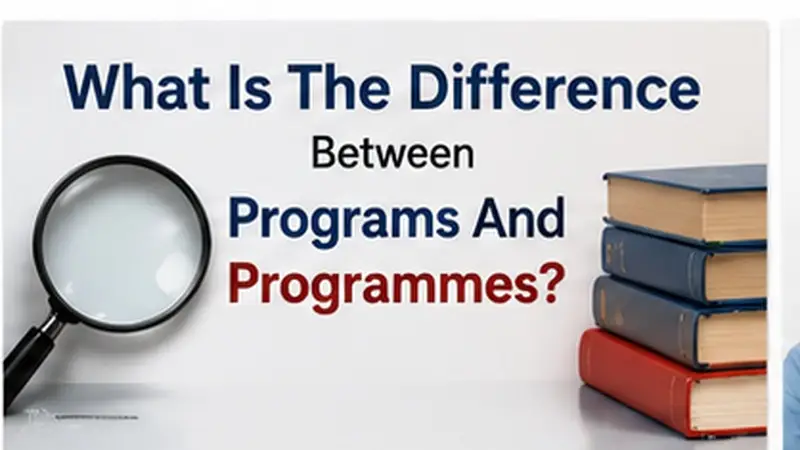 What Is The Difference Between Programs And Programmes?