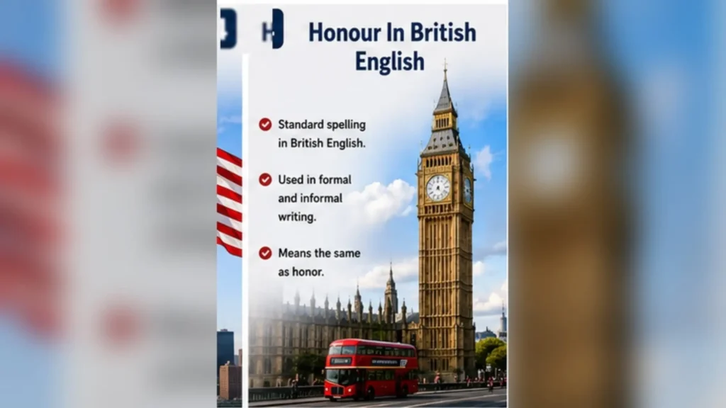 Honour In British English