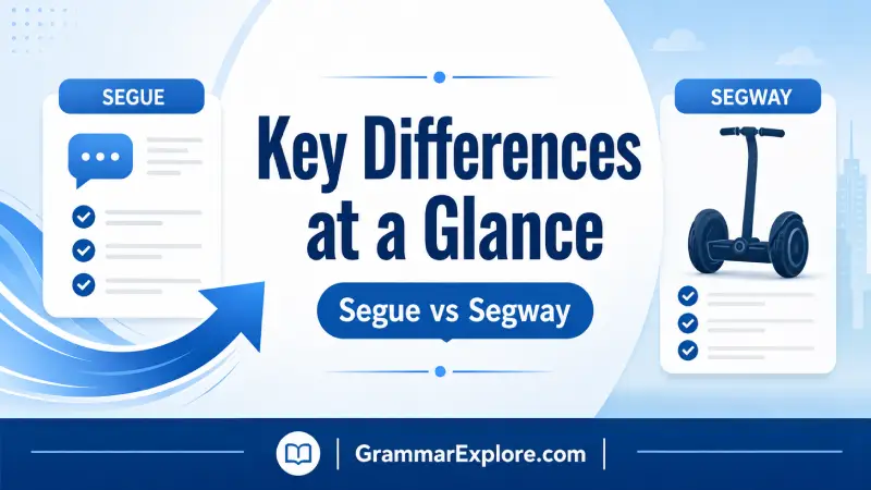 key difference at a glance