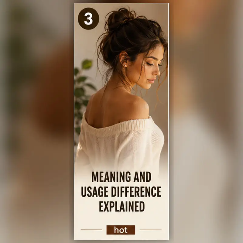 Meaning And Usage Difference