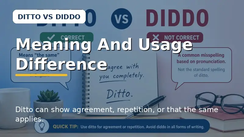 Meaning And Usage Difference