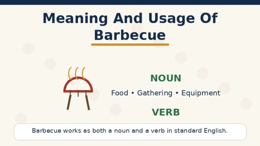 Meaning And Usage Of Barbecue