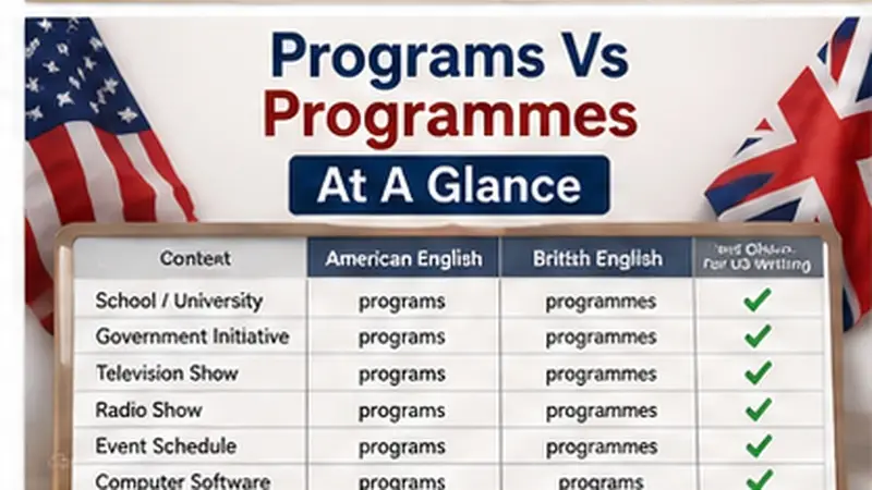 Programs Vs Programmes At A Glance