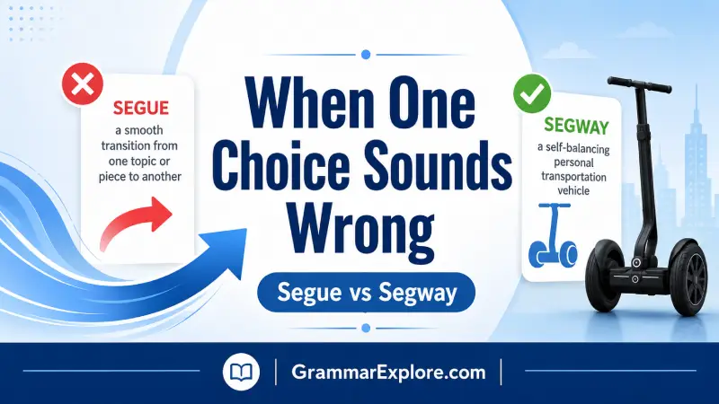 when one choice sounds wrong