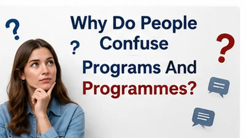 Why Do People Confuse Programs And Programmes?