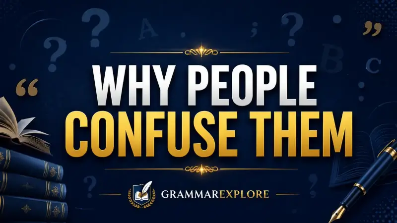 why people confuse them.