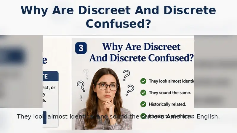 Why Are Discreet And Discrete Confused?