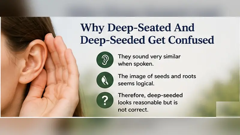 Why Do People Confuse Deep-Seated And Deep-Seeded?