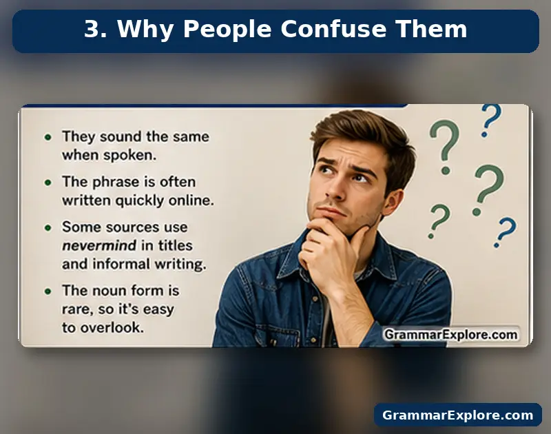 Why People Confuse Them