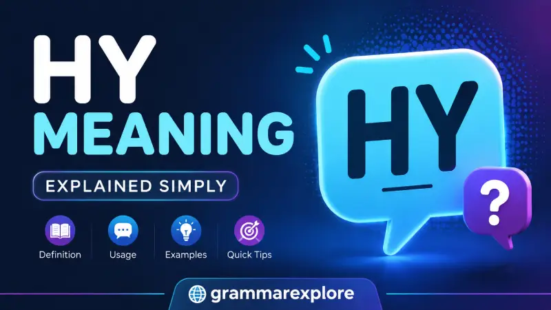 hy meaning